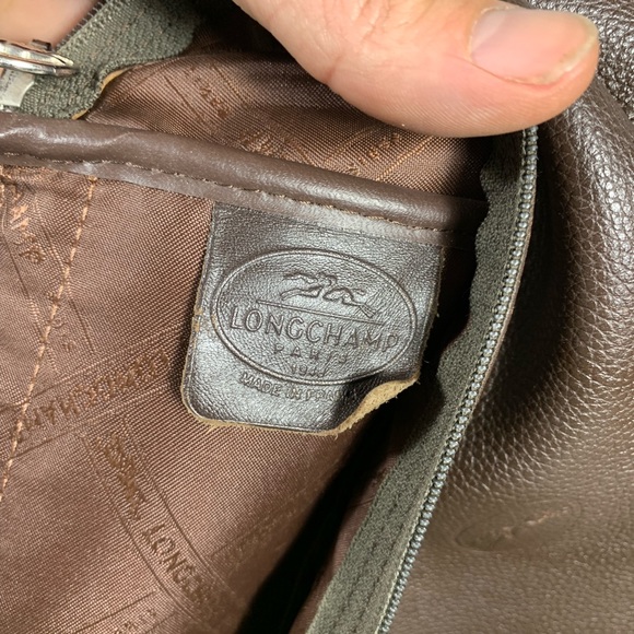 Longchamp small leather backpack - Picture 11 of 12